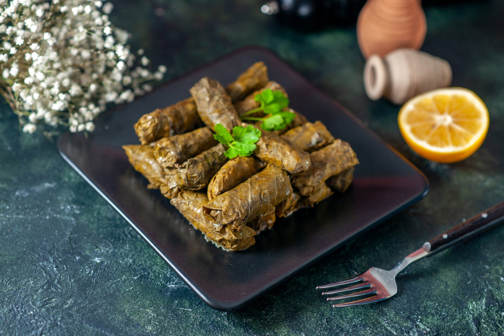 طرز تهیه دلمه برگ مو 1 دلمه برگ مو