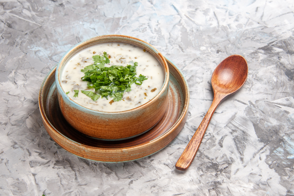 آش دوغ buttermilk soup