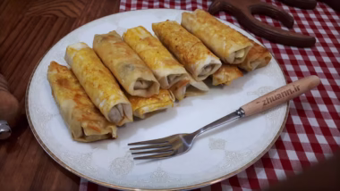 بورک گوشت با خمیر یوفکا - بورک ترکیه ای
